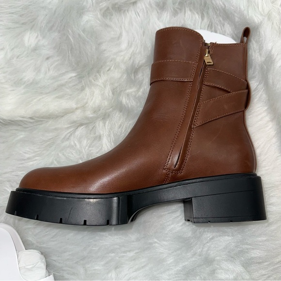 COACH Lacey Boot Chelsea Style Ankle Boot in Dark Saddle Size 9.5 - Picture 11 of 16